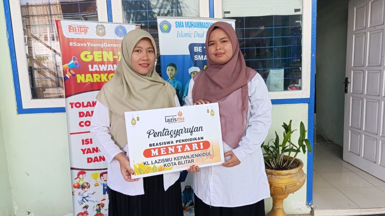 KL Lazismu Kepanjenkidul Tambah Penerima Beasiswa Mentari